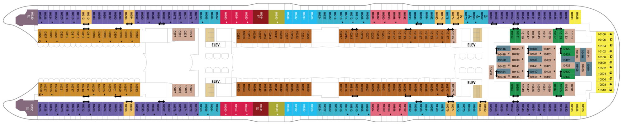 Deck 10 plan